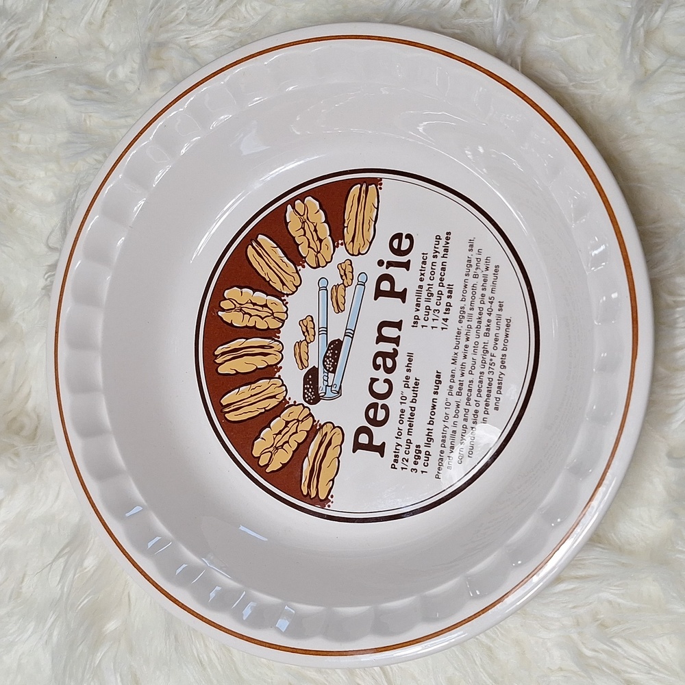 Sunnycraft Pecan Pie Plate